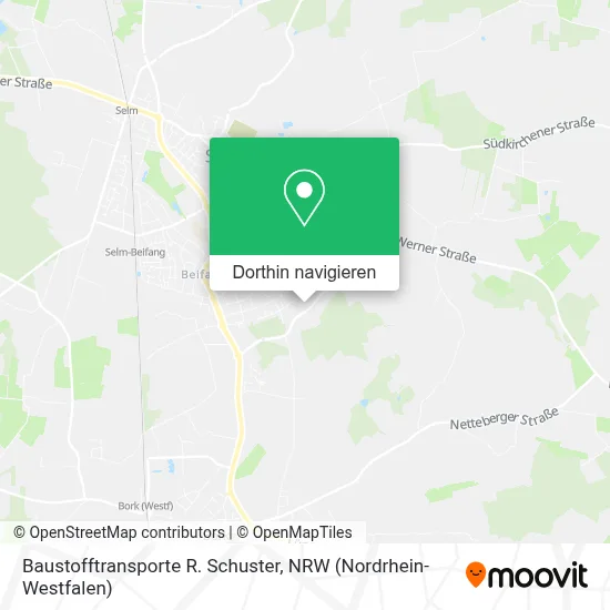 Baustofftransporte R. Schuster Karte