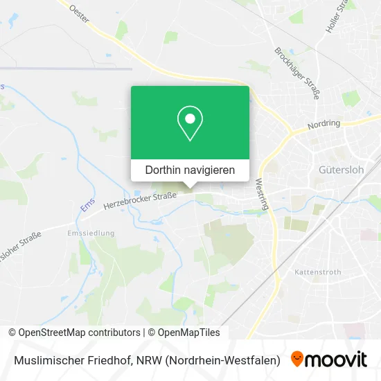 Muslimischer Friedhof Karte