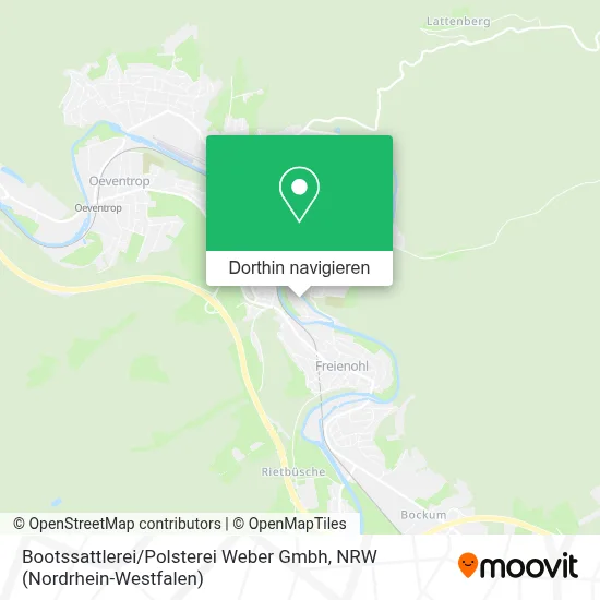 Bootssattlerei / Polsterei Weber Gmbh Karte