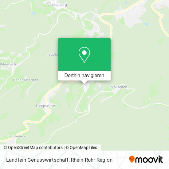 Landfein Genusswirtschaft Karte