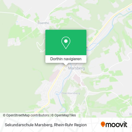 Sekundarschule Marsberg Karte