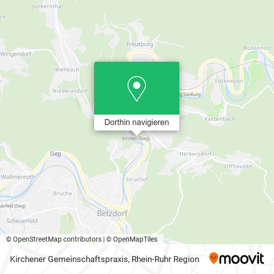 Kirchener Gemeinschaftspraxis Karte