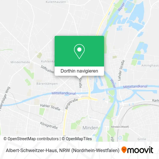 Albert-Schweitzer-Haus Karte