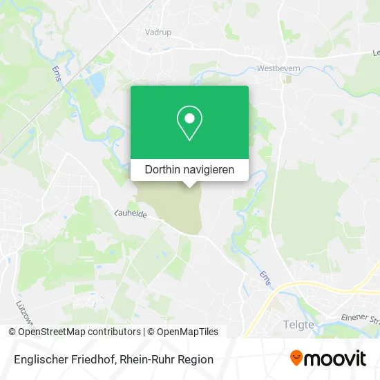 Englischer Friedhof Karte