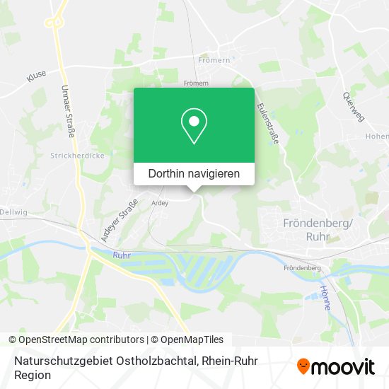 Naturschutzgebiet Ostholzbachtal Karte