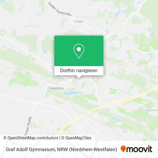 Graf Adolf Gymnasium Karte