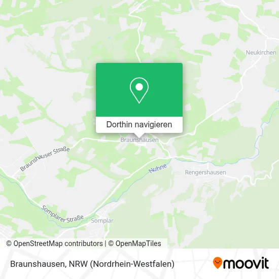 Braunshausen Karte