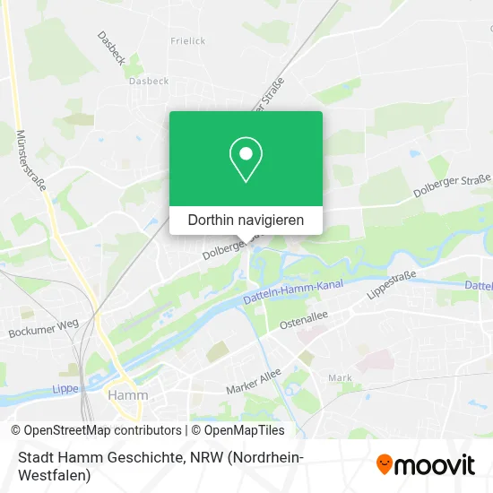 Stadt Hamm Geschichte Karte