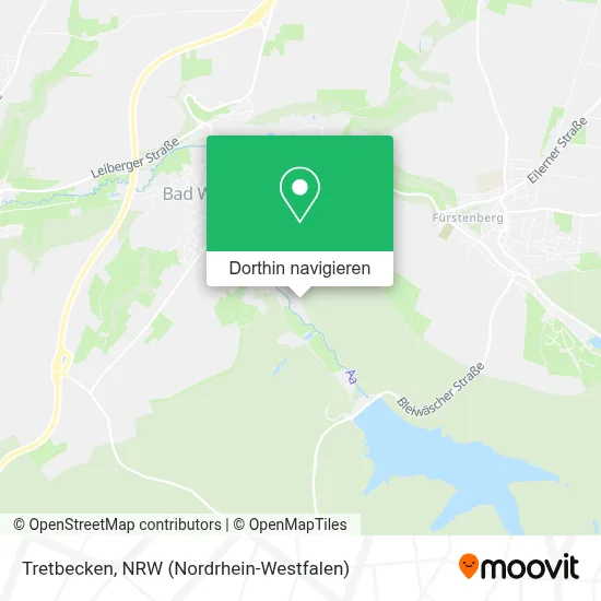 Tretbecken Karte