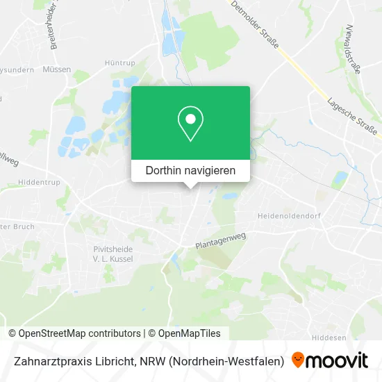 Zahnarztpraxis Libricht Karte