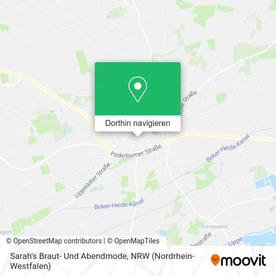 Sarah's Braut- Und Abendmode Karte