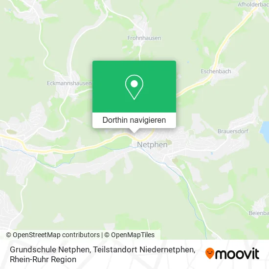 Grundschule Netphen, Teilstandort Niedernetphen Karte