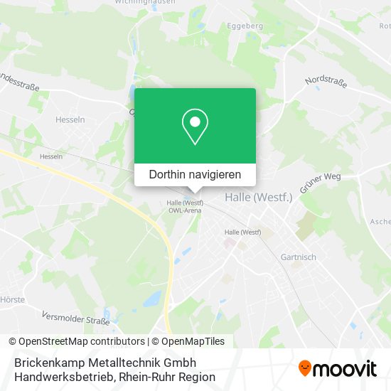 Brickenkamp Metalltechnik Gmbh Handwerksbetrieb Karte