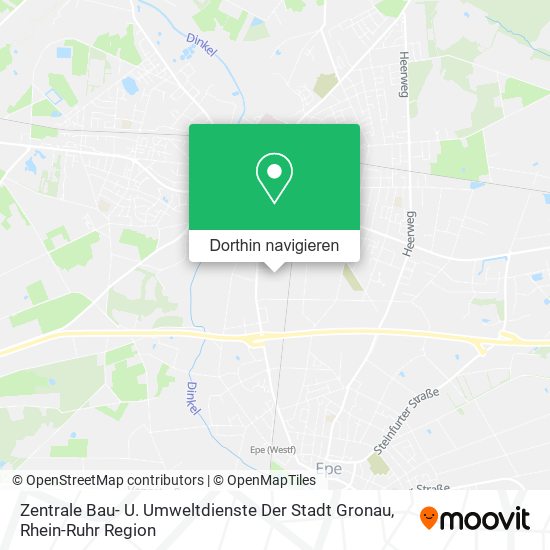 Zentrale Bau- U. Umweltdienste Der Stadt Gronau Karte