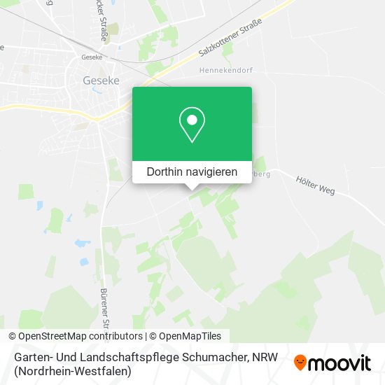 Garten- Und Landschaftspflege Schumacher Karte