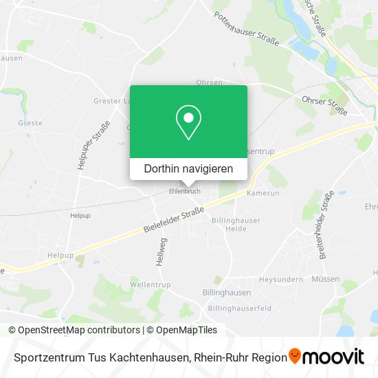 Sportzentrum Tus Kachtenhausen Karte