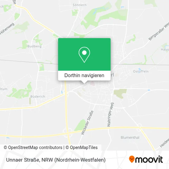 Unnaer Straße Karte