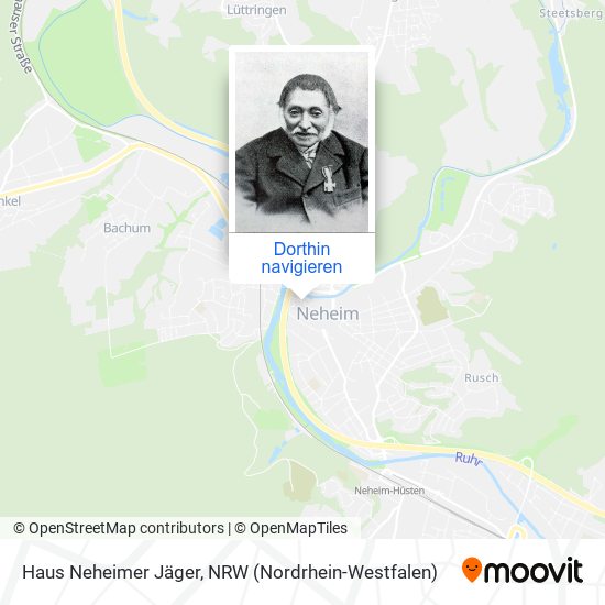 Haus Neheimer Jäger Karte