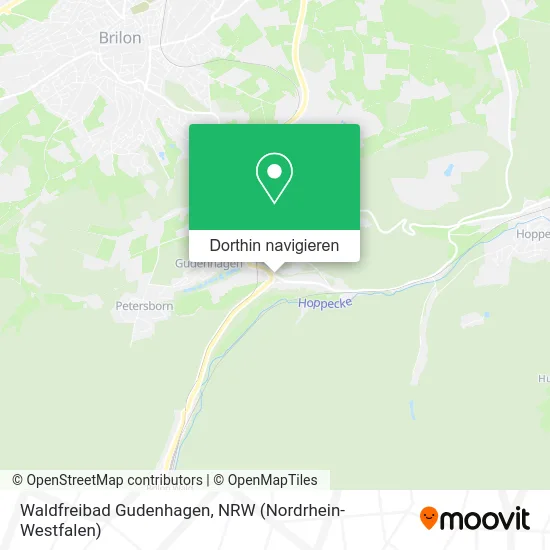 Waldfreibad Gudenhagen Karte