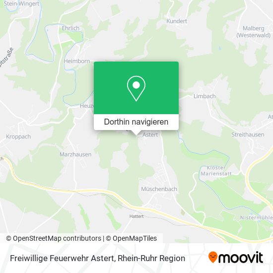 Freiwillige Feuerwehr Astert Karte