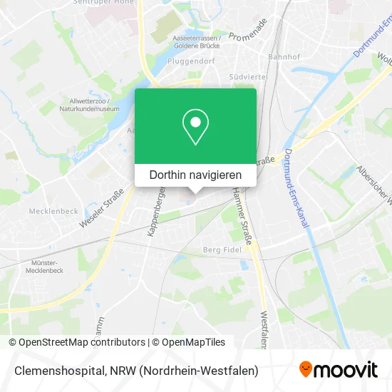 Clemenshospital Karte