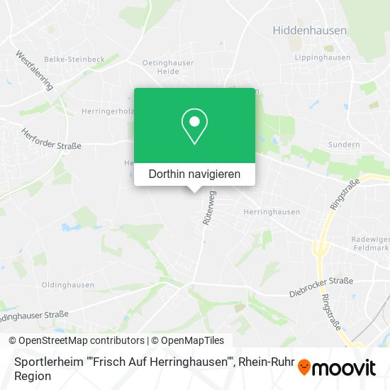Sportlerheim ""Frisch Auf Herringhausen"" Karte