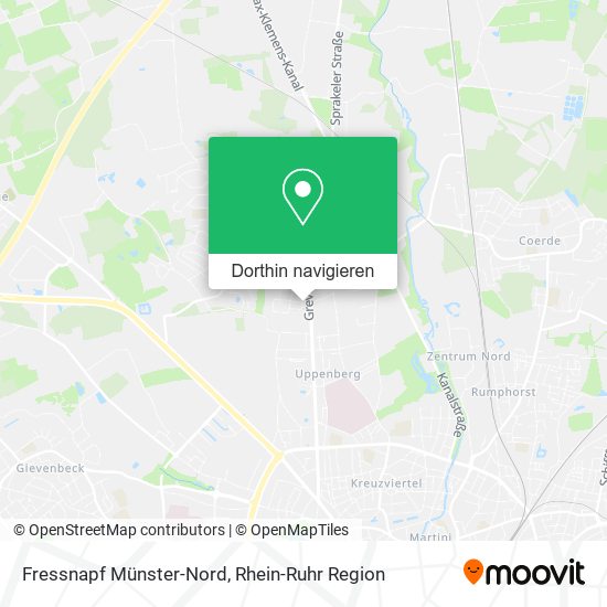 Fressnapf Münster-Nord Karte