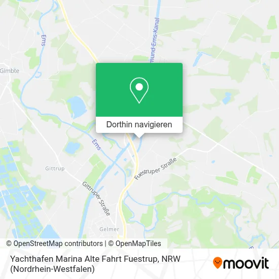 Yachthafen Marina Alte Fahrt Fuestrup Karte