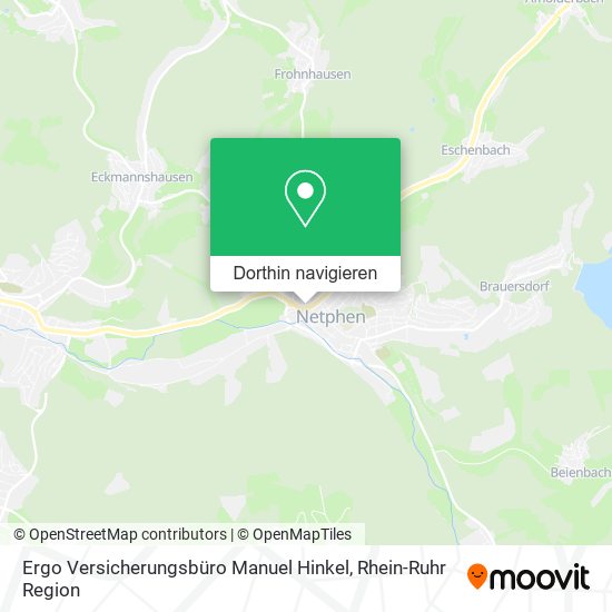Ergo Versicherungsbüro Manuel Hinkel Karte