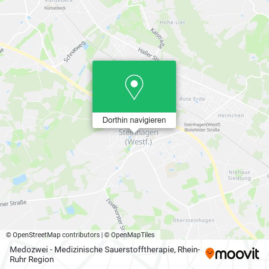 Medozwei - Medizinische Sauerstofftherapie Karte