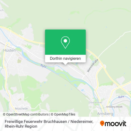 Freiwillige Feuerwehr Bruchhausen / Niedereimer Karte