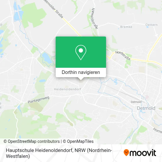 Hauptschule Heidenoldendorf Karte