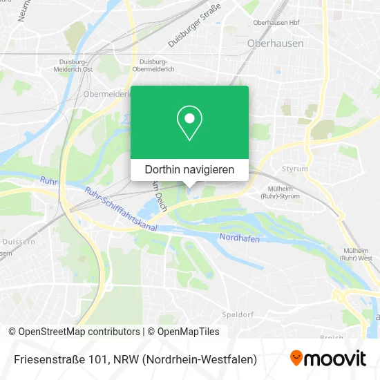 Friesenstraße 101 Karte