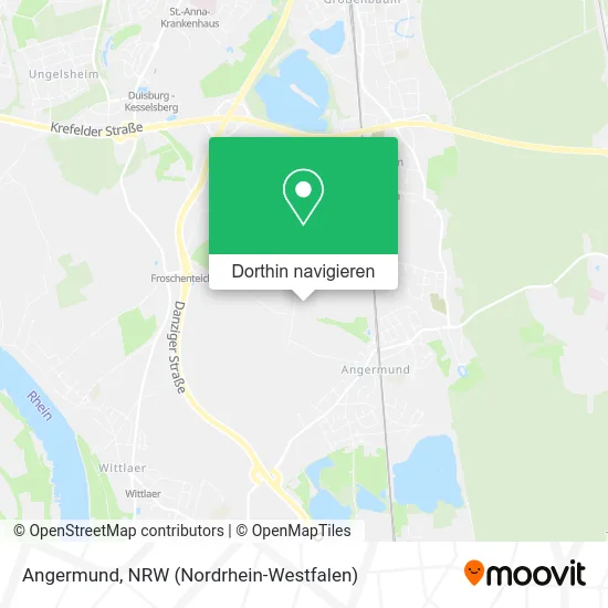 Angermund Karte