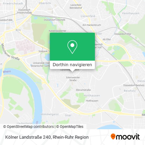 Kölner Landstraße 240 Karte