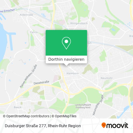 Duisburger Straße 277 Karte