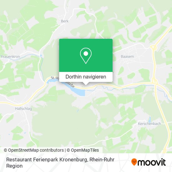 Restaurant Ferienpark Kronenburg Karte