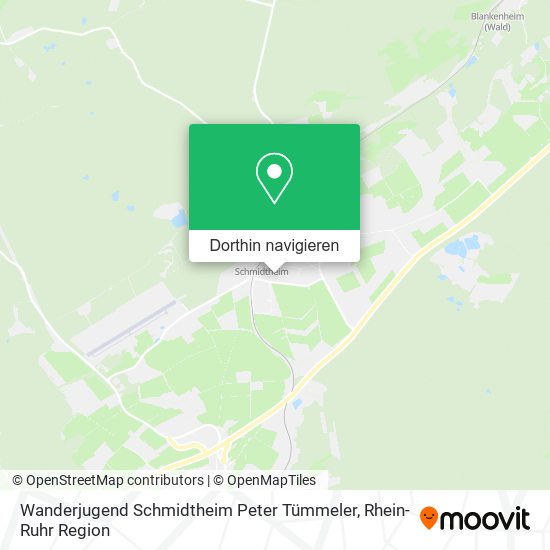 Wanderjugend Schmidtheim Peter Tümmeler Karte