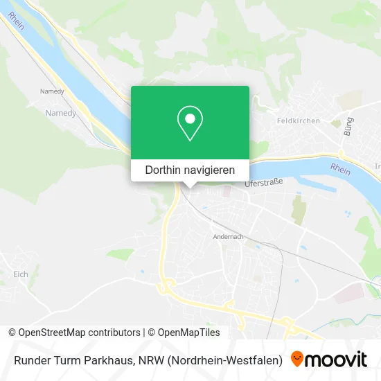 Runder Turm Parkhaus Karte