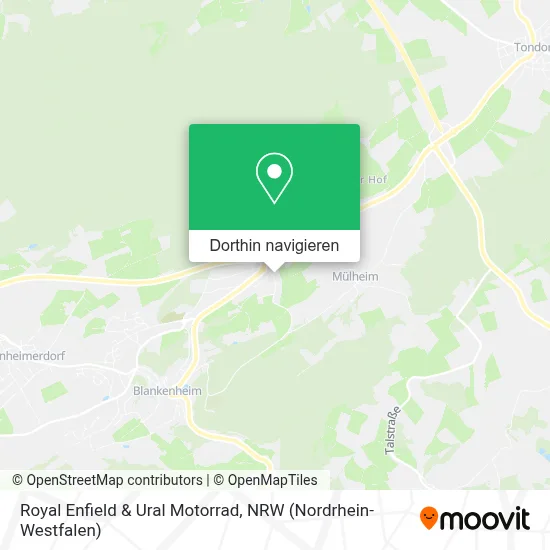 Royal Enfield & Ural Motorrad Karte