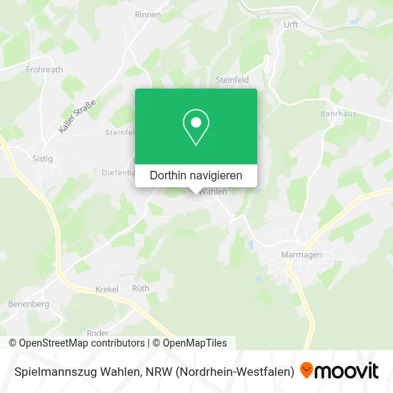 Spielmannszug Wahlen Karte