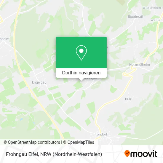 Frohngau Eifel Karte