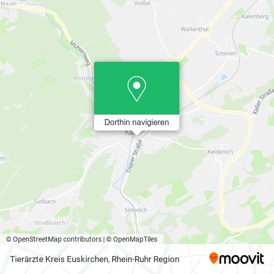 Tierärzte Kreis Euskirchen Karte