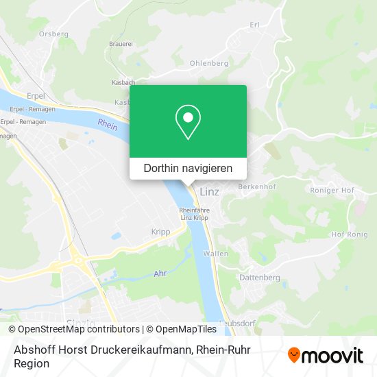 Abshoff Horst Druckereikaufmann Karte