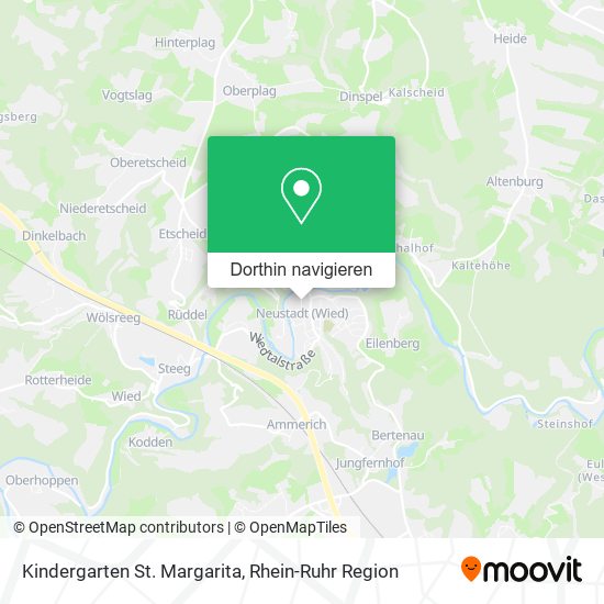 Kindergarten St. Margarita Karte