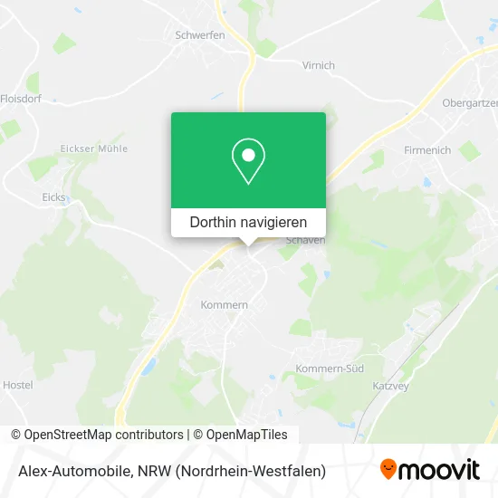 Alex-Automobile Karte