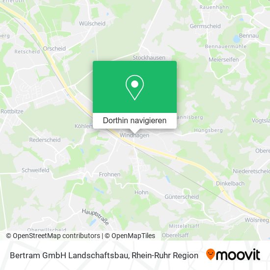 Bertram GmbH Landschaftsbau Karte