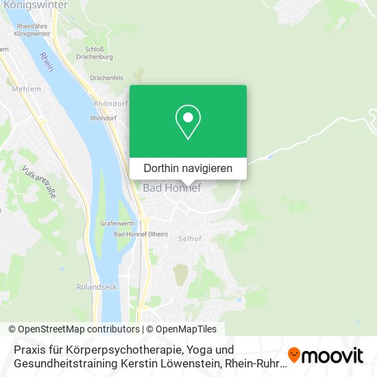 Praxis für Körperpsychotherapie, Yoga und Gesundheitstraining Kerstin Löwenstein Karte
