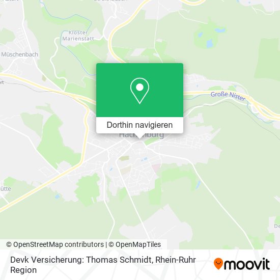 Devk Versicherung: Thomas Schmidt Karte