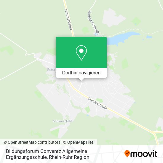 Bildungsforum Conventz Allgemeine Ergänzungsschule Karte